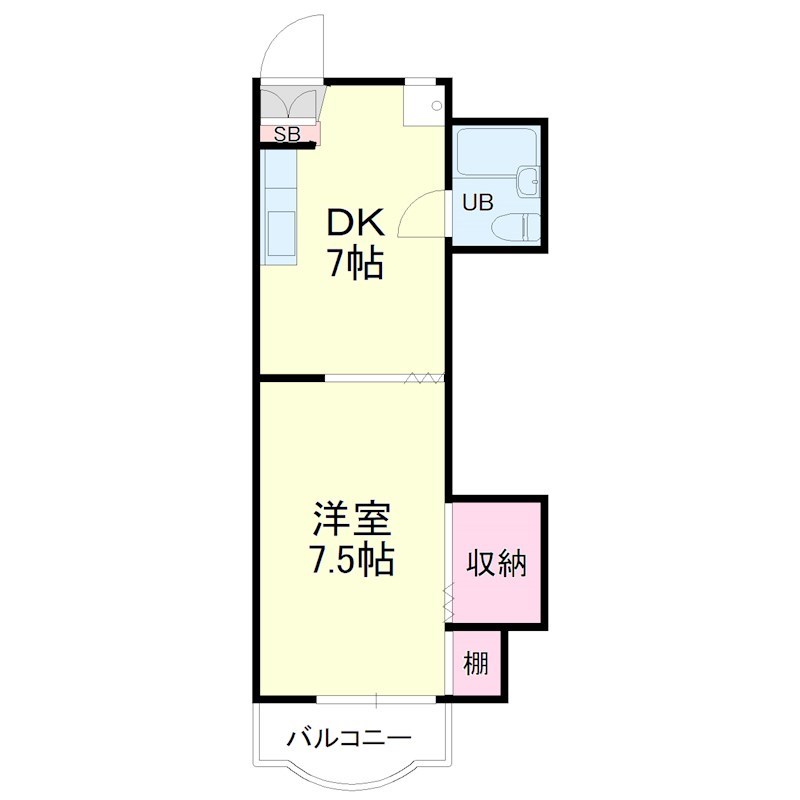 コーポエレガンス 間取り図