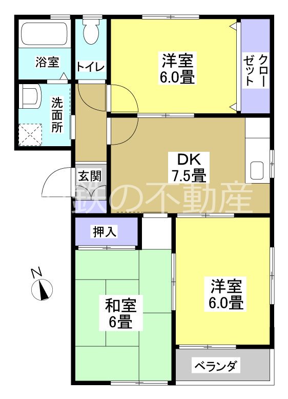 メゾンルビナス 間取り図