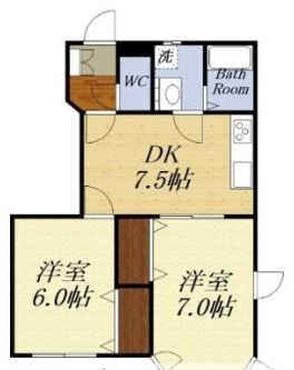 MMキャッスルⅢ 間取り図