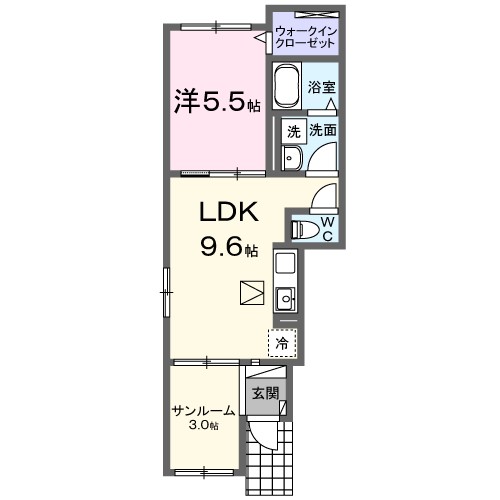 デメテルＢ 間取り図