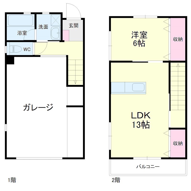 シン・グリーンコーポ 間取り図