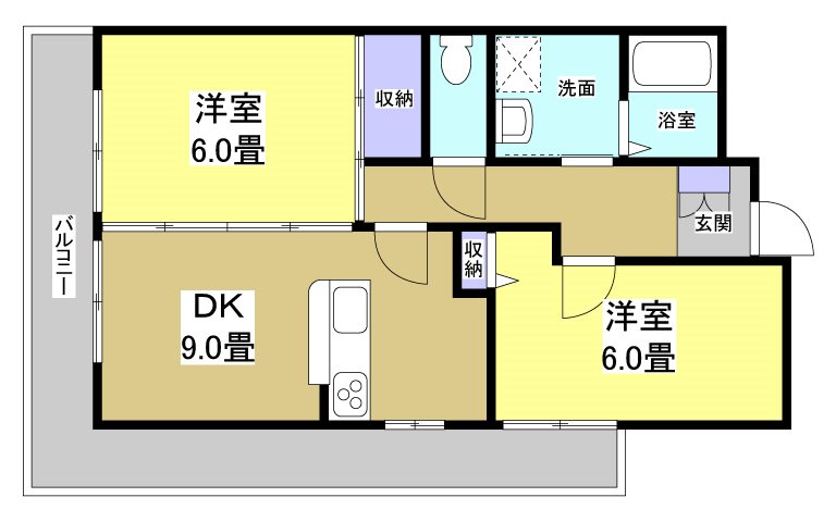 グレイスガーデン高尾Ⅱ 間取り図