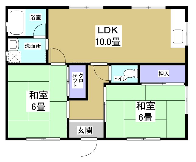 加藤借家 間取り図