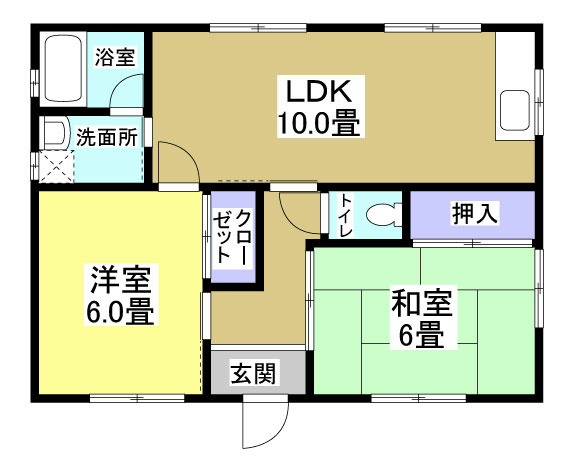 加藤借家 間取り図