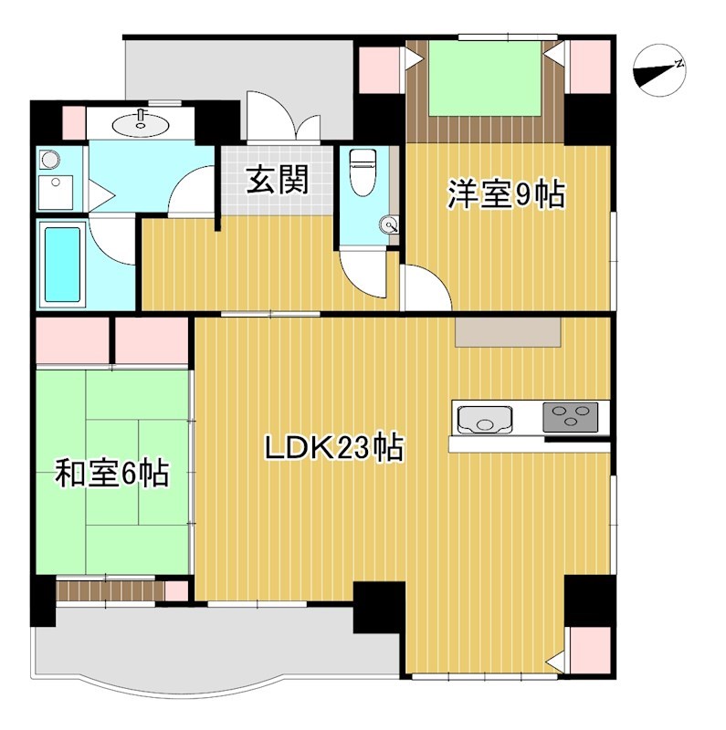 アップル第7マンション 間取り図