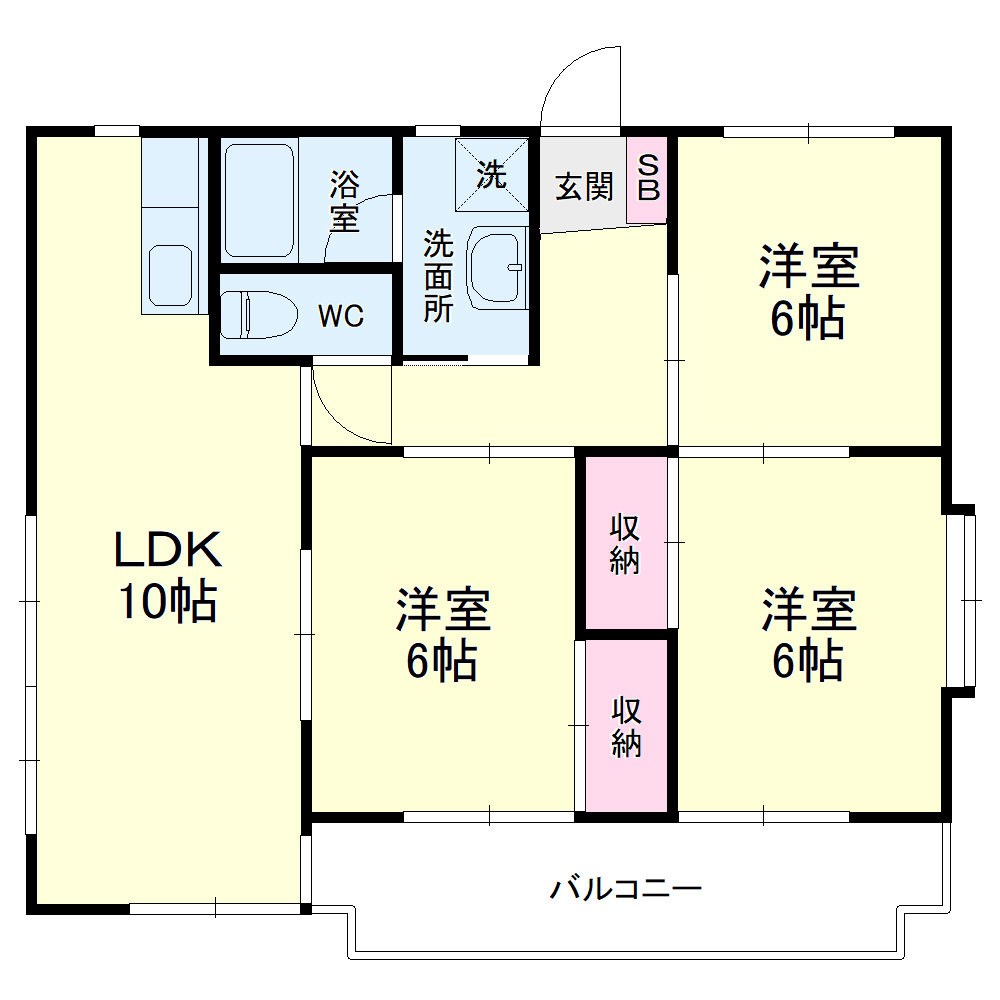 アルカディア 間取り図