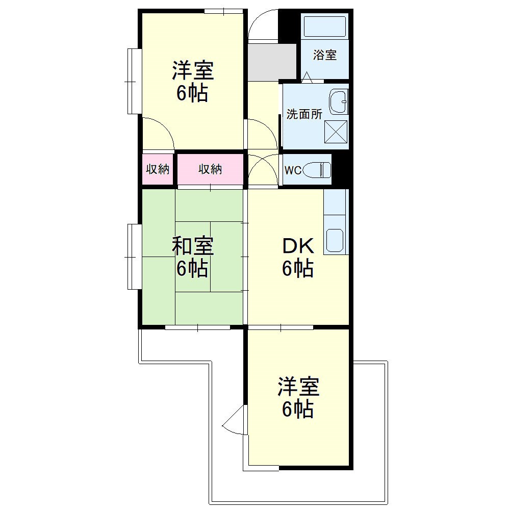 東海ホーム鴨江 間取り図