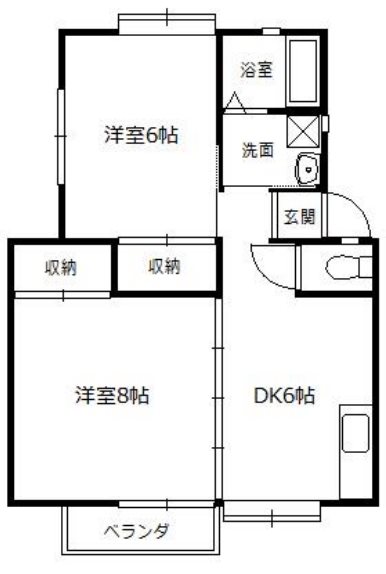 ブランシェ曳馬  間取り図