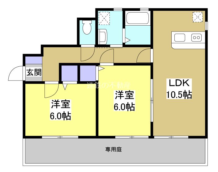 ヴィラステージＢ 間取り図