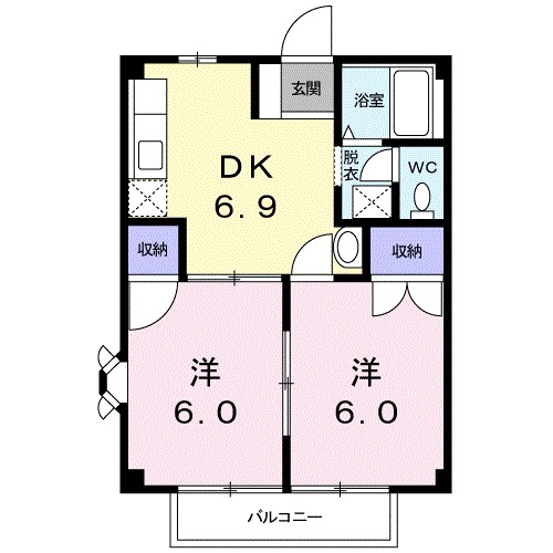 クレストＢ 間取り図