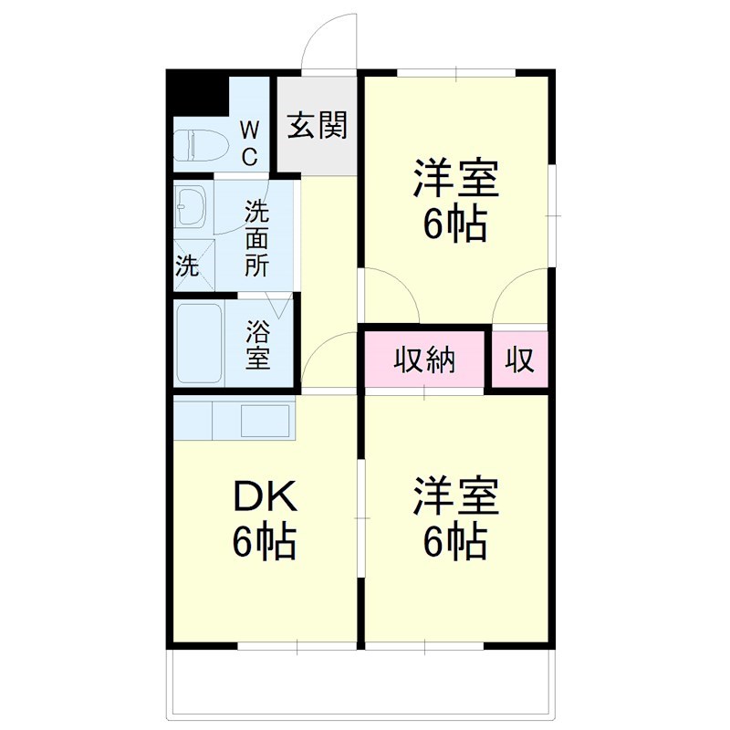 サンシャルム佐藤町 間取り図