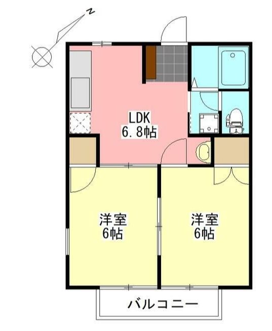 ドミール葵 間取り図