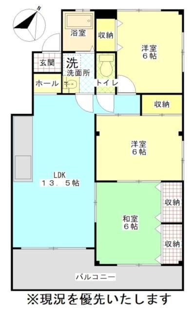 エスポワール佐鳴台 間取り図