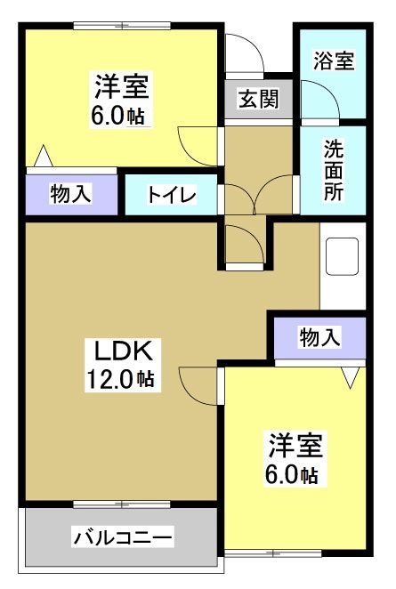 久嶋ハイム 間取り図