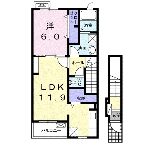 シャン　ノール 間取り図