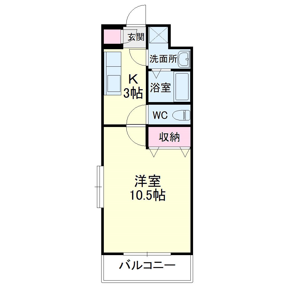 フレンドシティⅢ 間取り図