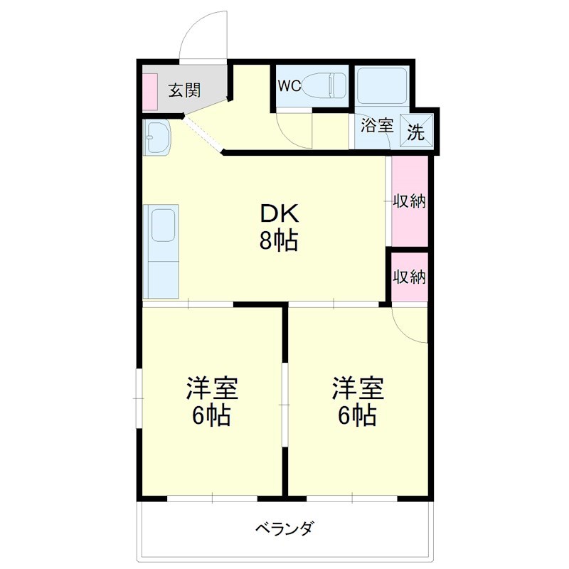 フラワーホーム 間取り図