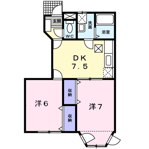 カモミール２ 間取り図