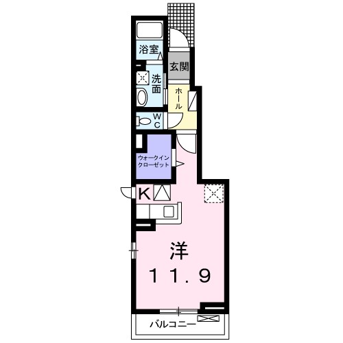 ブルースカイ　Ⅱ 間取り図