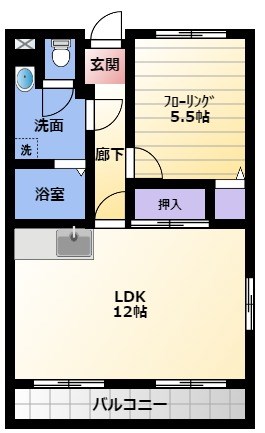 サンハウス 間取り図