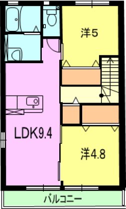 シャルマンコート 間取り図