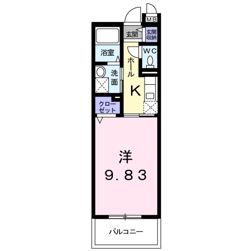 Ｇｏｌｄ　Ｍ　Ｋａｍｏ 間取り図