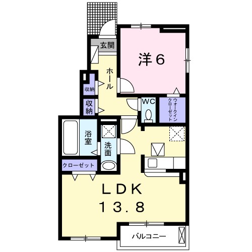 コート　ヴェルデュール 間取り図