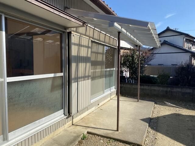 西伊場町3DK借家 ベランダ