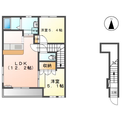 ポルトーネ 間取り図