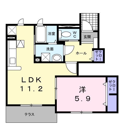 グラディート 間取り図