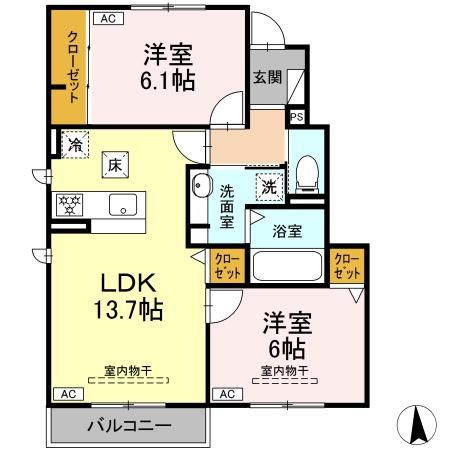 T・Loop　A/B　B棟 間取り図