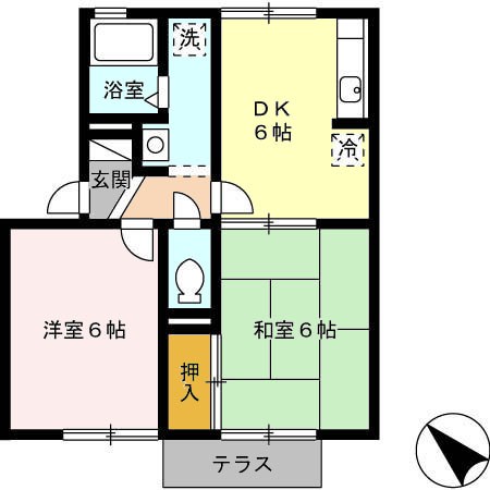 サンチュール葵ヶ丘 間取り図