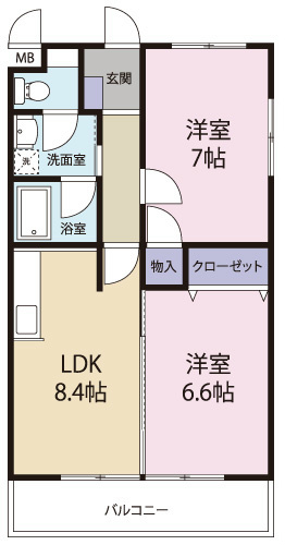 ラフォーレ見付 間取り図