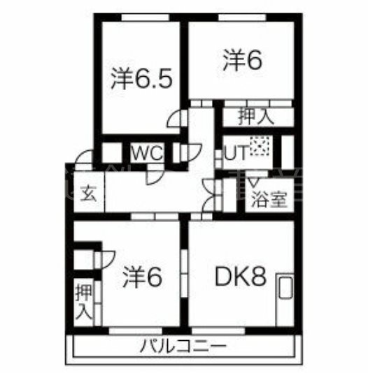 柔美和マンション蘭 間取り図