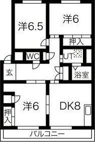 柔美和マンションはまぼう 間取り図