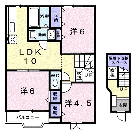 天王森 間取り図