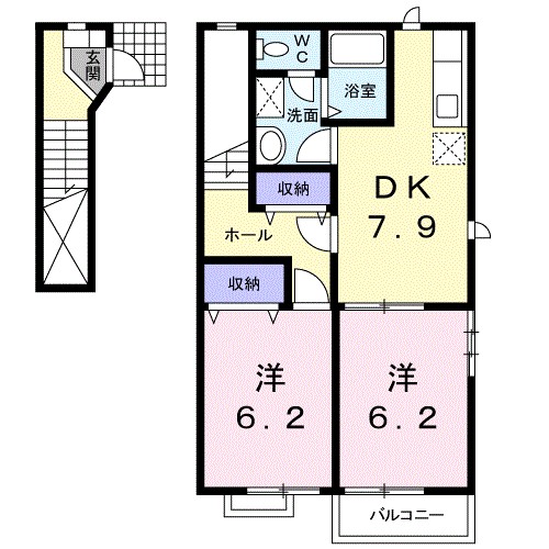 メゾンフォレスタ 間取り図