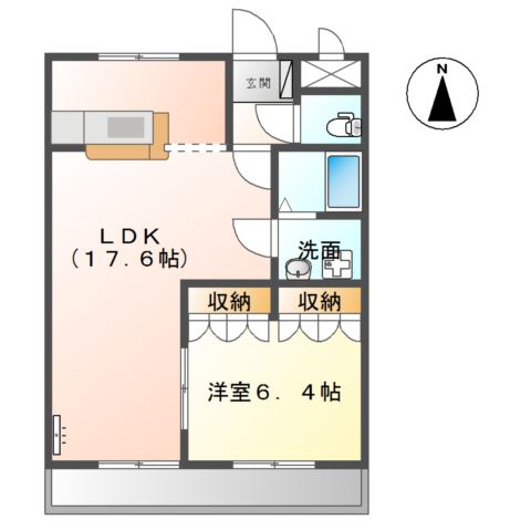 プリマベーラ　B・H－Ⅱ 間取り図