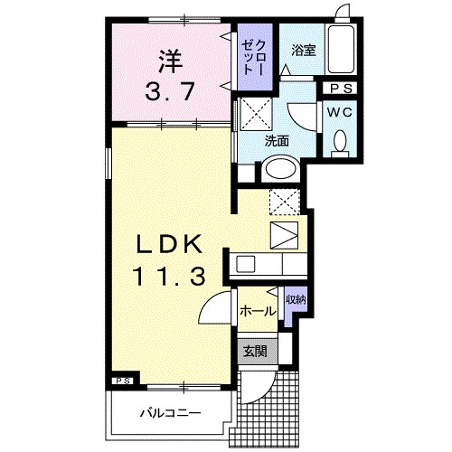 ミルトブリーゼ 間取り図