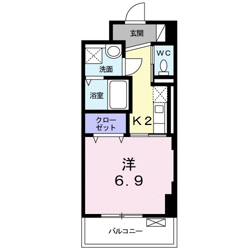 パークサイド　Ｋ 間取り図