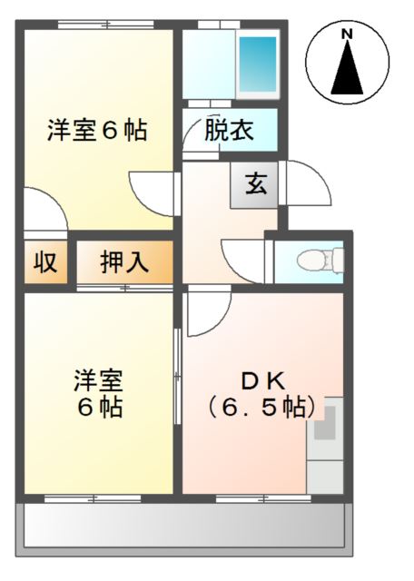 ベルキーシティ 間取り図