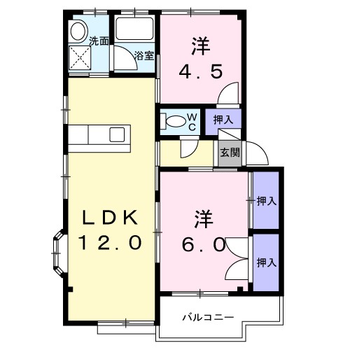 ＵｒａｒａⅤ 間取り図