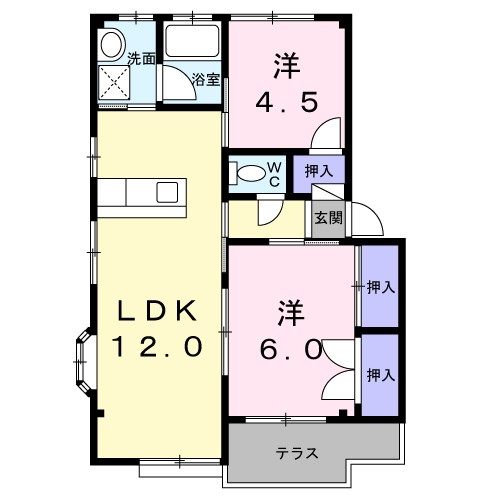 ＵｒａｒａⅤ 間取り図