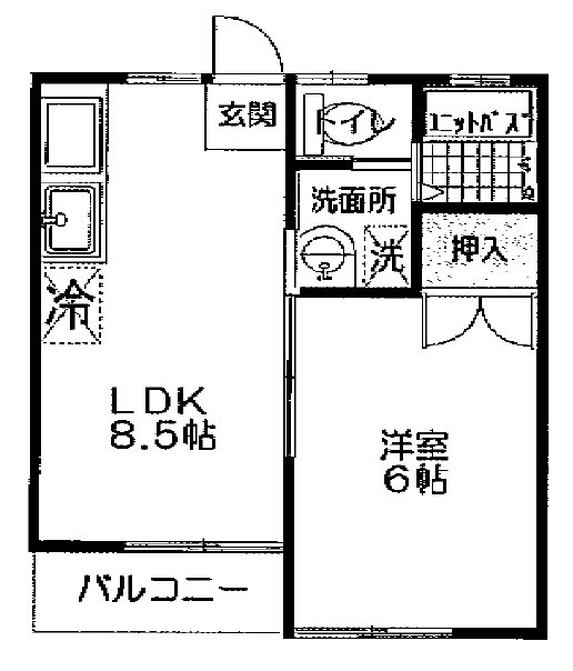 ＭＰ－１１番館 101号室 間取り