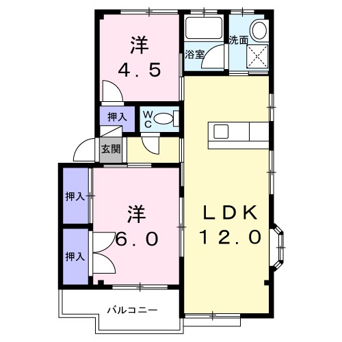 ＵｒａｒａⅤ 間取り図