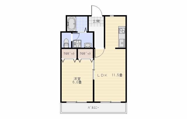 ラフォーレ中里 間取り図