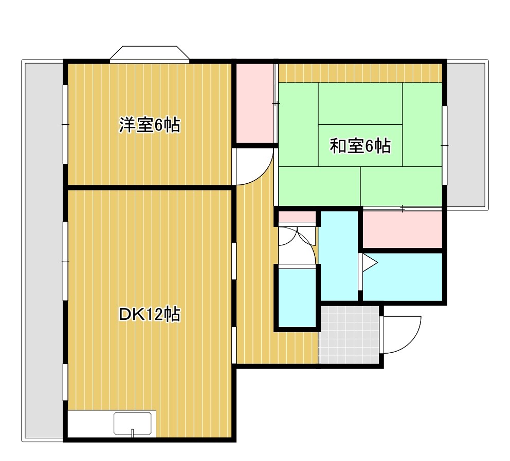 belle foret A 間取り図