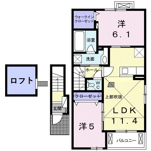 サンフォレスト　Ｍ 間取り図