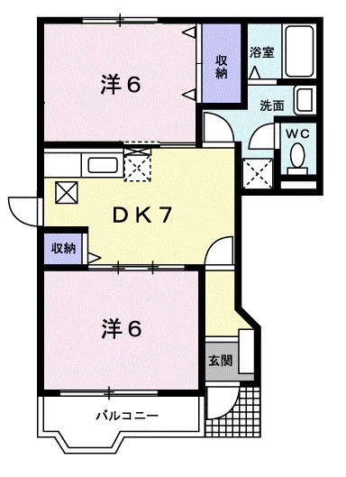 グレイスフルハイムヤマモト 間取り図