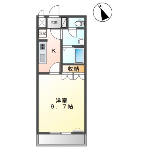 エスプリド伎倍 間取り図